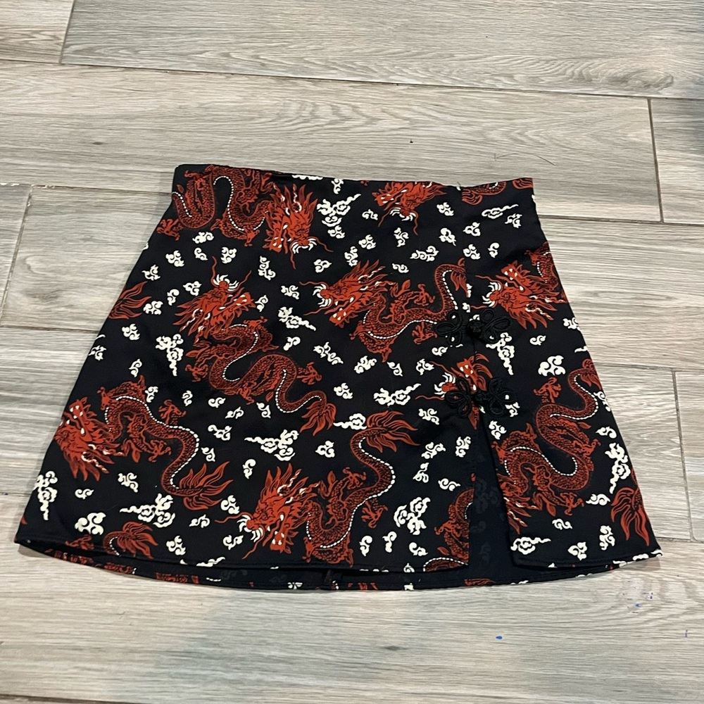 Zara Dragon Mini Skirt